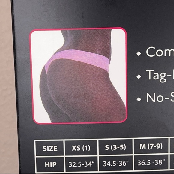 NEW Size 21 Juniors Thong Set Of 5 Panties Underwear XXXL Multicolor Colorful - Picture 9 of 12